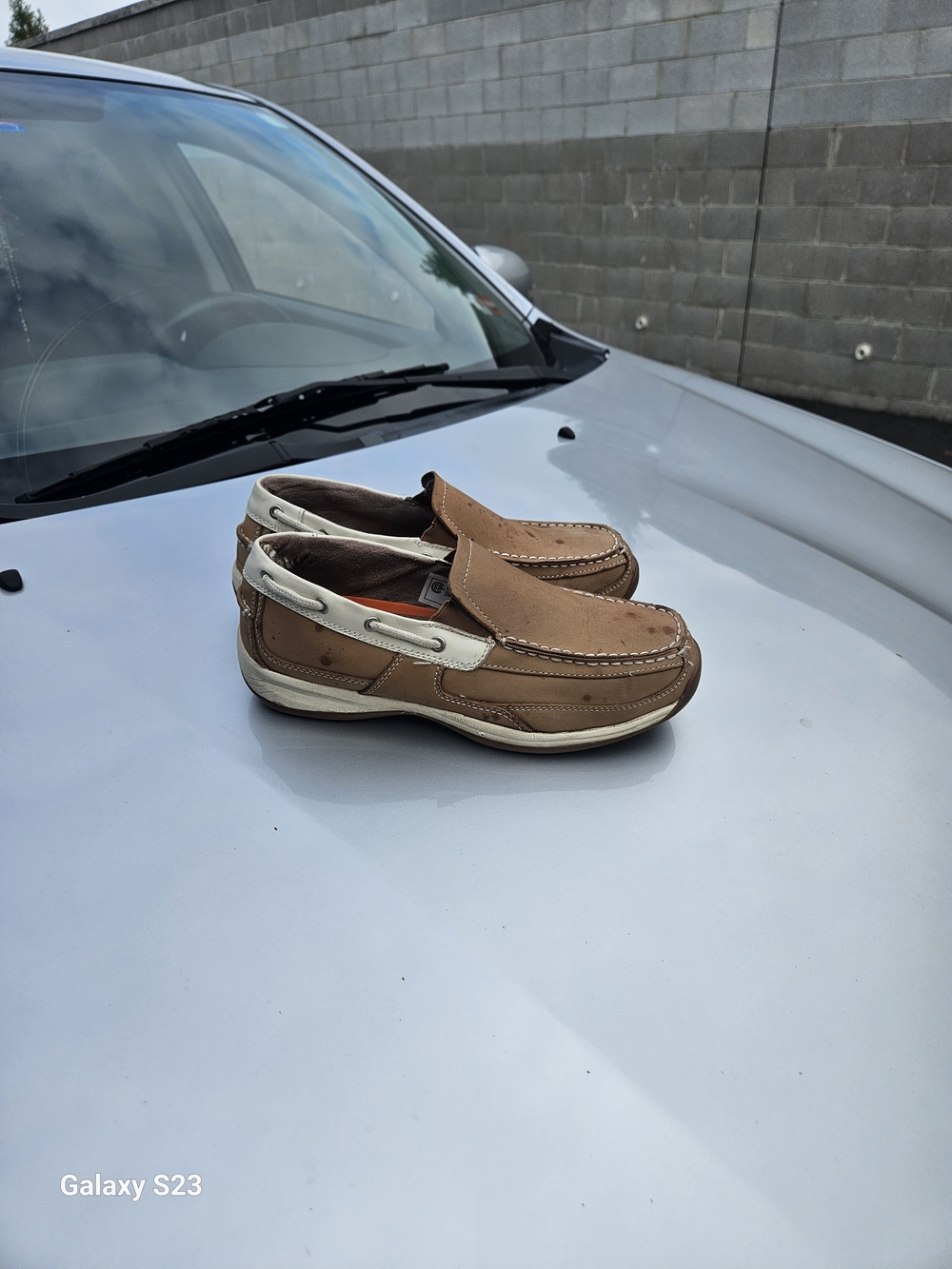 Rockport Works Sailing Club Women’s 9.5M Steel Toe Leather Boat Shoes RK673